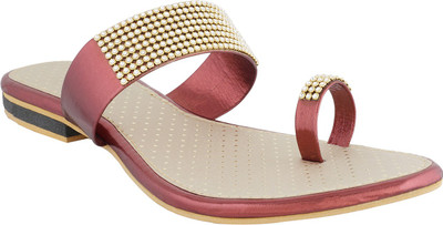 

Indirang Women Maroon Flats