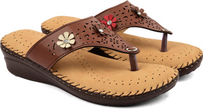 

Bare Soles Women Brown Wedges