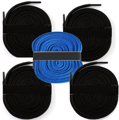 

Fashion Gateway 36 Inch Sports Shoe Cotton SL19 Shoe Lace(Black, Black, Blue, Black, Black Set of 5)