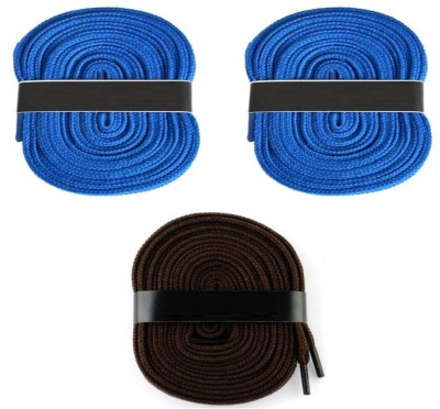 

Fashion Gateway 36 Inch Sports Shoe Cotton SL08 Shoe Lace(Blue, Blue, Brown Set of 3)