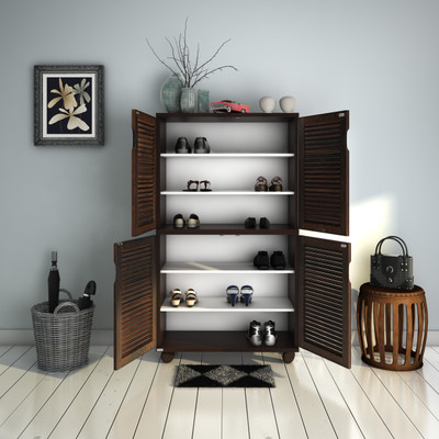 RoyalOak Engineered Wood Shoe Rack(Brown)