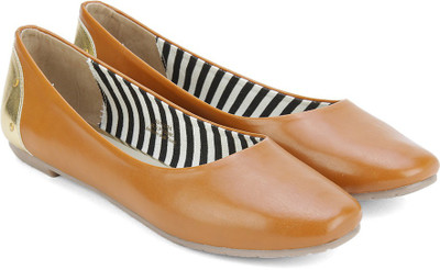 

Bata MELISSA Bellies For Women(Gold, Brown, Light brown tan