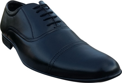 

3 WOLVES Oxford Shoe Lace Up For Men(Black