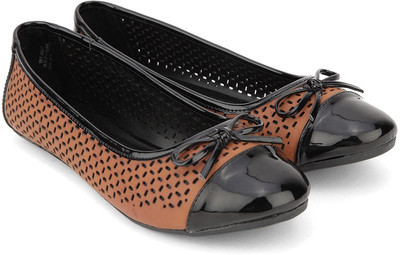 

Bata Bellies For Women(Black, Tan