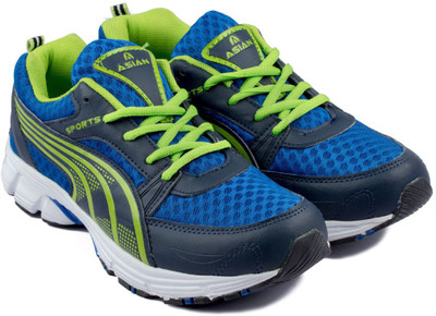 

Asian Running Shoes For Men(Blue, Green