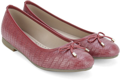 

Bata WEAVE BALLERINA Bellies For Women(Maroon, Red