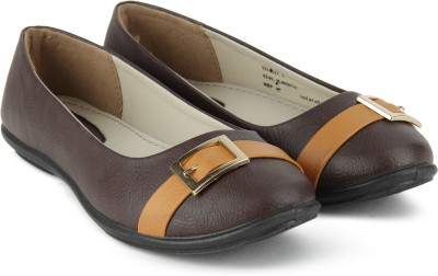 

Bata SIDE BUCKLE Bellies For Women(Brown