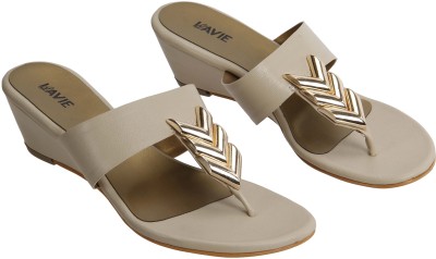 

Lavie Slip On For Women(Beige, Gold