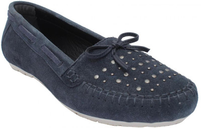 

Salt N Pepper Bellies For Women(Navy, Blue