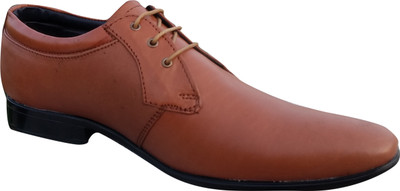 

3 WOLVES Filher Formal Shoe Lace Up For Men(Tan