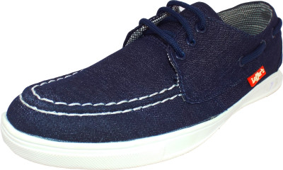 TOIZ MEN BLUE CASUAL SHOES Casuals For Men(Navy