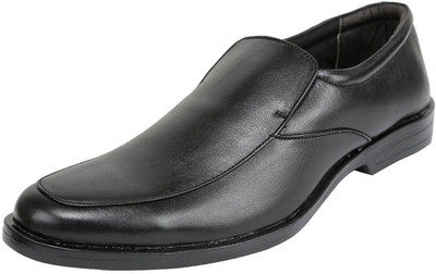 

HIDEKRAFT Genuine Leather Formal Shoes For Men Slip On For Men(Black