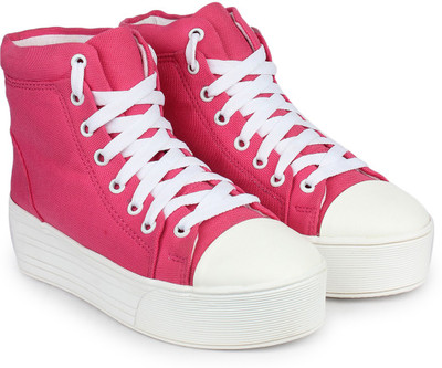 

Do Bhai Canvas Shoes For Women(Pink, White