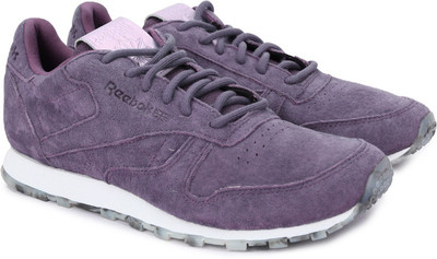

REEBOK CL LTHR SHMR Running Shoes For Women(Pink, Meteorite/white/rose gold