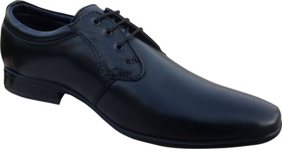

3 WOLVES Filher Formal Shoe Lace Up For Men(Black