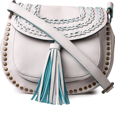 

Kamloops Women Casual White PU Sling Bag