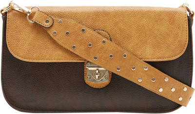 

Esbeda Women Casual Brown PU Sling Bag