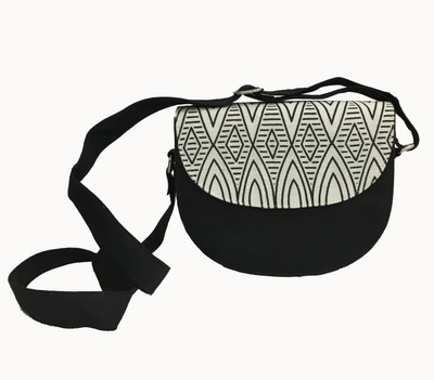 

Indian Rain Women Casual Black Silk, Cotton Sling Bag