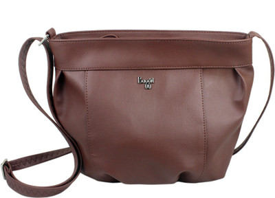 

Baggit Women Casual Brown Leatherette Sling Bag
