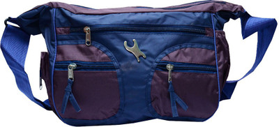 

fenz Men & Women Casual Blue Cotton Sling Bag