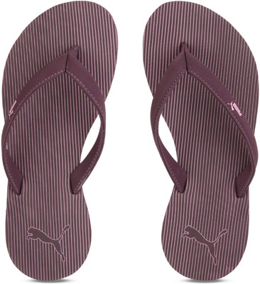 

Puma Ribbons Flip Flops, Dark purple-smokey grape