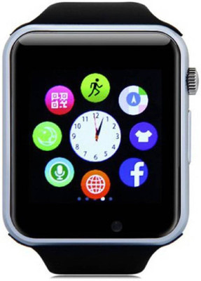 

ESTAR Bluetooth Smartwatch Compatible With Lenovo A369i Silver Smartwatch(Silver Strap Free Size)