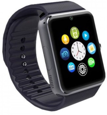 

ESTAR Bluetooth Smartwatch Compatible With Lenovo A6000 Black Smartwatch(Black Strap Free Size)