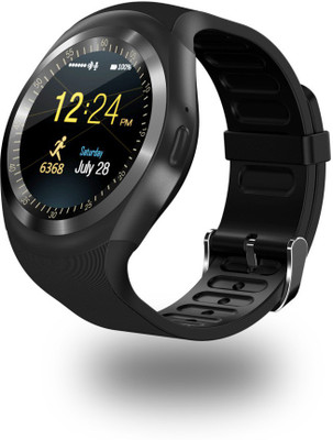 

ESTAR Bluetooth Smartwatch Compatible With Lenovo A7000 Black Smartwatch(Black Strap Free Size)
