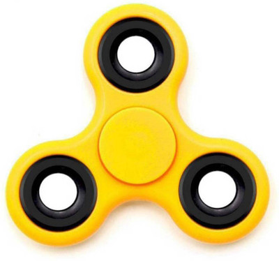 

Blue Birds Fidget Hand Spinner Tri-wing Electroplated for Kids & Adults-Ceramic Cube Bearing (multicolor)(Yellow)