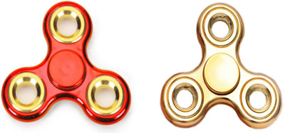 

Prefun Chrome Fidget Spinner (Pack of 2) (Multicolor)(Multicolor)