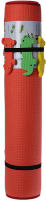 

PearlyKraft YGMBLU Blue 6 mm Yoga Mat, Red
