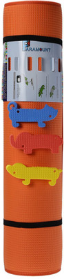 

PearlyKraft YGMBLU Blue 6 mm Yoga Mat, Orange