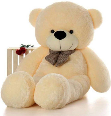 

JAGANNATH ENTERPRISES 5 FEET CREAM COLOR TEDDY - 152 cm(Cream)
