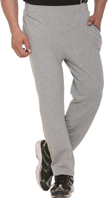 100 Hands Solid Men's Grey Track Pants available at flipkart for Rs.299