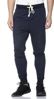 

Tinted Solid Men's Blue Track Pants, Navy