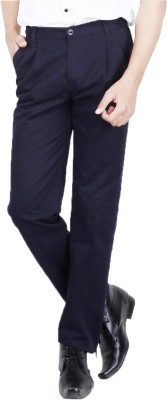 AD & AV Regular Fit Men Blue Trousers