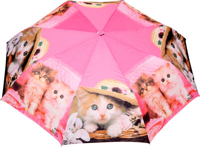 

FabSeasons Fancy Printed Umbrella for Rains and All Seasons Umbrella(Pink)