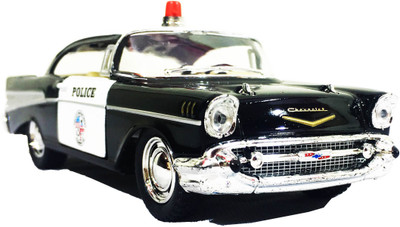 

Jack Royal Metal Die cast police car(Black)