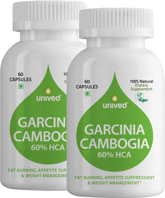 

Unived Unived Garcinia Cambogia Weight Management - 60 Capsules (Pack of 2)(60 g)