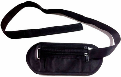 

Infant Yogi Travel Money Purse Velcro Strap Adjustable(Black)
