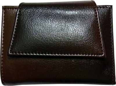 

Mahajans Fashions Women Brown Artificial Leather Wallet(3 Card Slots)