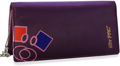 

My Pac Db Women Casual Purple Fabric Wallet(13 Card Slots)