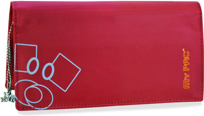 

My Pac Db Women Red Fabric Wallet(13 Card Slots)