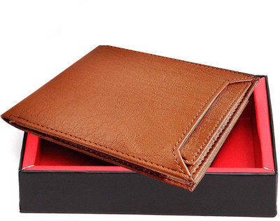 

Elligator Men Tan Artificial Leather Wallet(5 Card Slots), Tan-05