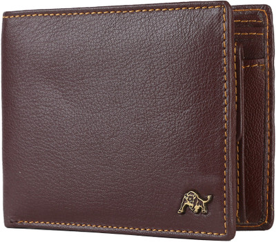 

Wild Buff Men Formal Brown Genuine Leather Wallet(5 Card Slots)