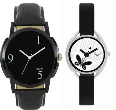 View SRK ENTERPRISE Couple Wrist Watch With Stylish And Designer Printed Dial Fast Selling L_V051 Watch  - For Men & Women Wrist Watches Price Online(SRK ENTERPRISE)