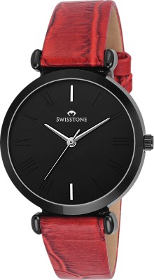 SWISSTONE CK312-BLK-RED Watch  - For Women   Watches  (Swisstone)