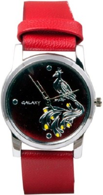 Galaxy GY018BLKRED Watch  - For Women   Watches  (Galaxy)