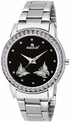 REDUX Butterfly Black Dial Girls Analog Watch For Girls REDUX Wrist Watches