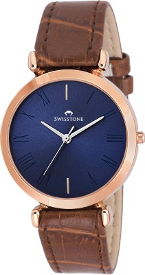 SWISSTONE CK312-BLU-BRW Watch  - For Women   Watches  (Swisstone)